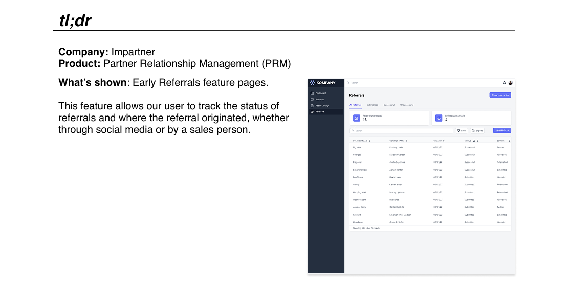 Image with brief information about this project